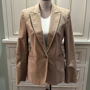 Massimo Dutti Tan Corduroy Blazer Sz 6-8